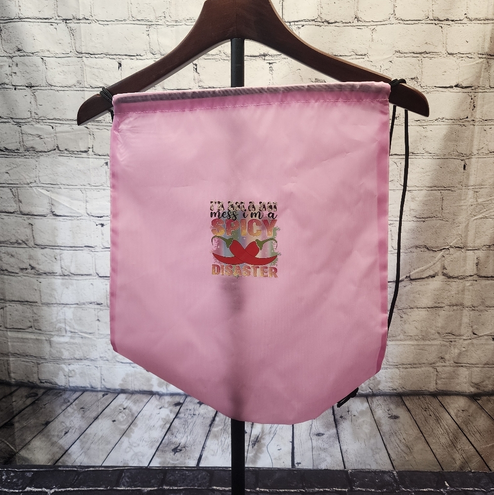 Spicy light pink adult swag bag.